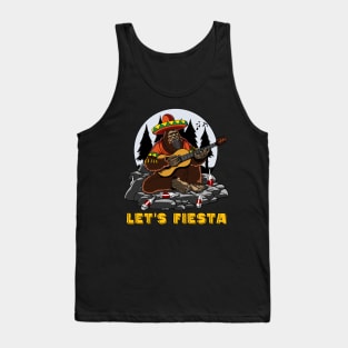 Bigfoot Cinco de Mayo Fiesta Mexican Party Tank Top